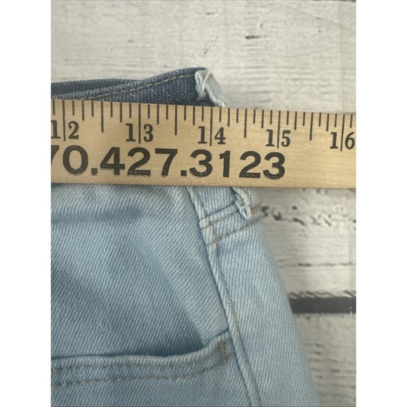 Hollister Jeans Women 9R 29x27 Ultra High Rise Vintage Straight Patchwork Denim - Picture 6 of 7